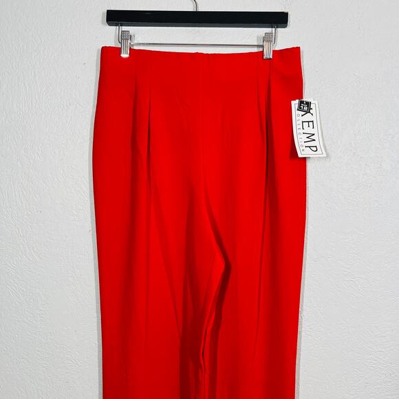 NEW! Kemp Collection Formal Trouser Pants Red - 12 - Picture 2 of 6